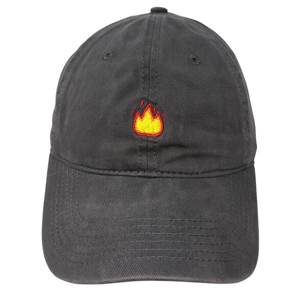 North & Acrux Slideback Baseball Cap Gray One Size Adjustable Cotton Embroidered - Picture 1 of 9